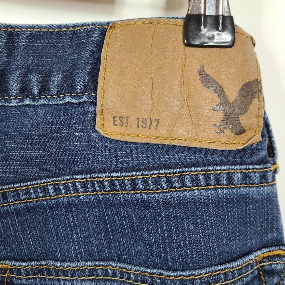 Mens American Eagle Slim Dark Wash Jeans 32x36 - Picture 8 of 10